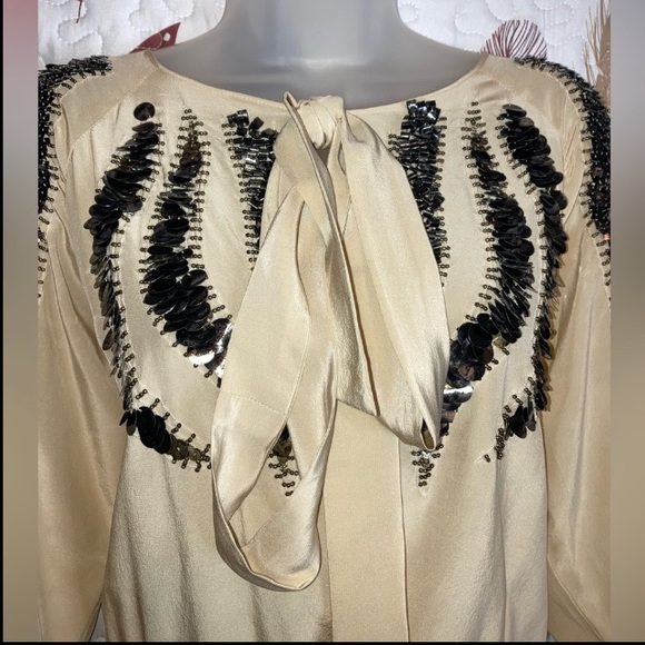 Anthropologie Yoana Baraschi 100% Silk Blouse M - Picture 4 of 16